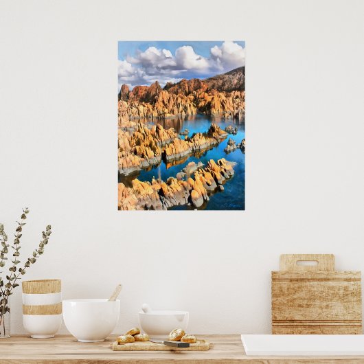 "Watson Lake" Prescott "Granite Dells" Poster (Küche)