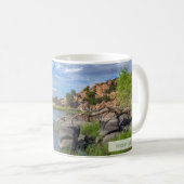 Watson Lake Psalm 23:1,2 KJV Kaffeetasse (VorderseiteRechts)