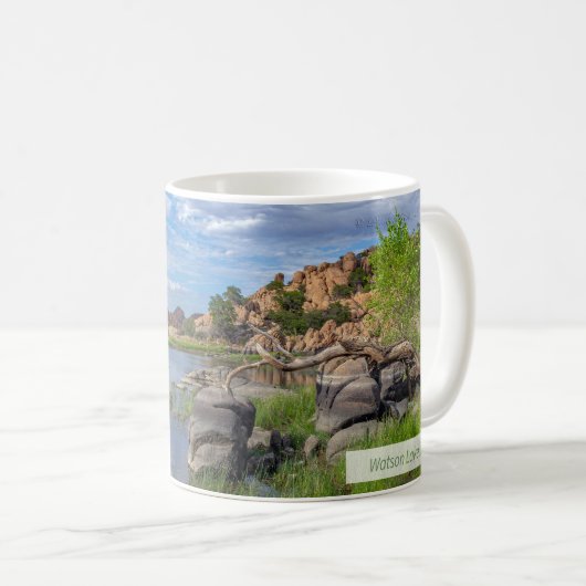 Watson Lake Psalm 23:1,2 KJV Kaffeetasse (VorderseiteRechts)