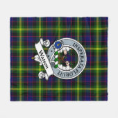 Watson Modern Clan Abzeichen Tartan Kariert Fleecedecke (Vorderseite (Horizontal))