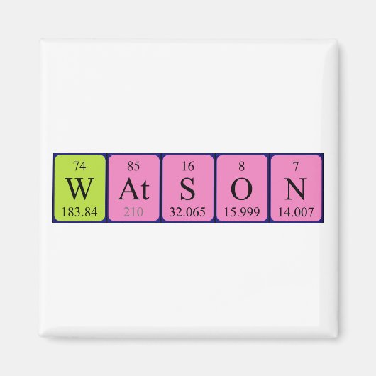 Watson Periodenmagnet Magnet (Vorne)