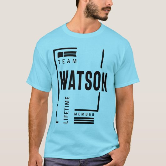 Watson Personalisiert Name Birthday Gift T-Shirt (Vorderseite)