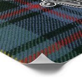 Watson Tartan & Abzeichen Poster (Ecke)