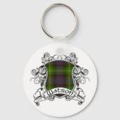 Watson Tartan Shield Schlüsselanhänger (Vorderseite)