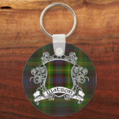 Watson Tartan Shield Schlüsselanhänger (Vorderseite)