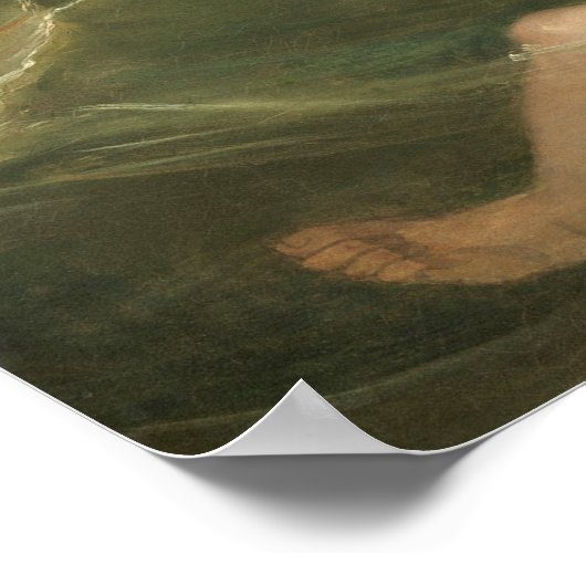 Watson und der Hai von John Singleton Copley Poster (Ecke)