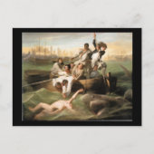 Watson und der Hai von John Singleton Copley Postkarte (Vorderseite)