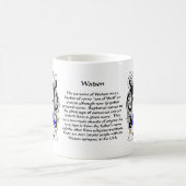Watson-Wappen-Tasse Kaffeetasse (Mittel)