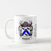 Watson-Wappen-Tasse Kaffeetasse (Links)