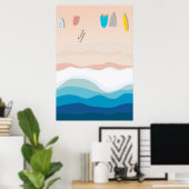 Watsons Bay Sydney | Luftbild Poster (Heimbüro)