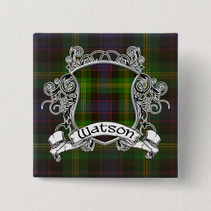 Watsontartan-Schild Button