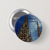 Watt der Turm-, Los Angeles Button (Vorne & Hinten)