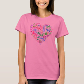 Watt Familien-T - Shirt-Rosa- T-Shirt