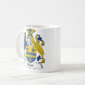 Watt-Familienwappen Kaffeetasse (Vorderseite Links)