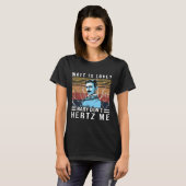 Watt Is Love Baby Don't Hertz Me Nikola Tesla Vint T-Shirt (Vorne ganz)
