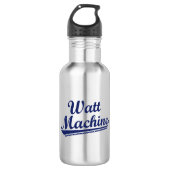 Watt-Maschine Edelstahlflasche (Vorderseite)