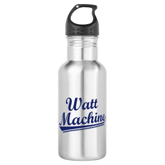 Watt-Maschine Edelstahlflasche (Vorderseite)