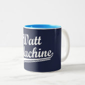 Watt-Maschine Zweifarbige Tasse (VorderseiteRechts)
