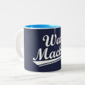 Watt-Maschine Zweifarbige Tasse (Vorderseite Links)