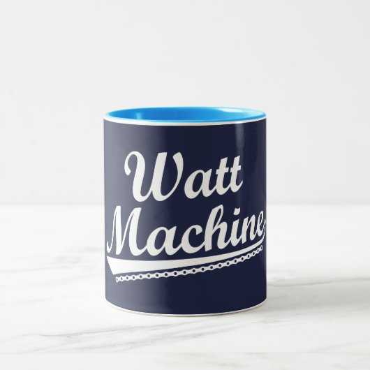 Watt-Maschine Zweifarbige Tasse (Mittel)