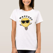 Watt Up Funny Electric Bulb Pub T-Shirt (Vorderseite)