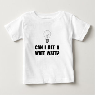 Watt-Watt-Glühlampe Baby T-shirt