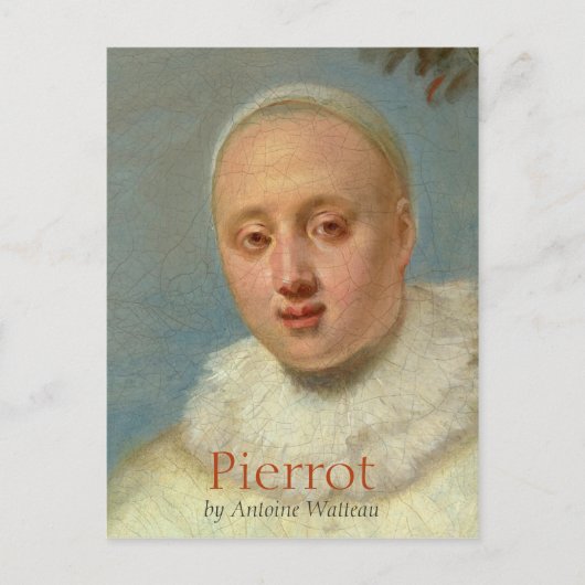 Watteau Italian Comedians Pierrot CC0719 Postcard Postkarte (Vorderseite)