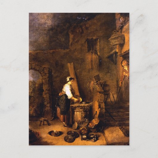 Watteau, Jean-Antoine Art Postkarte (Vorderseite)