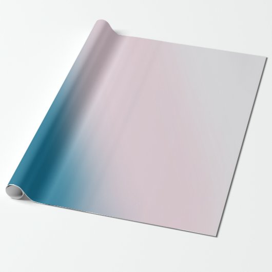 Wattepink- und Blaugradient - sanfter Traum Geschenkpapier (Ungerollt)