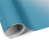 Wattepink- und Blaugradient - sanfter Traum Geschenkpapier (Rolleneckpunkt)