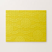 Wattle Australian Dreamtime River Pattern Puzzle (Horizontal)