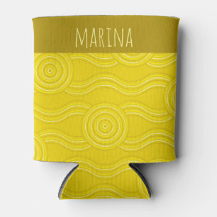 Wattle Customizable Name Australian Dreamtime Dosenkühler