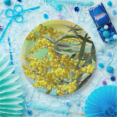 Wattle & Gum Blätter Australian 9" Pappteller (Party)