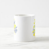 Wattle Mimosa Blume Art Australien Kaffeetasse (Mittel)