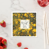 Wattle Serviette (Beispiel)