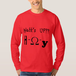 Watts herauf langen Hülse T - Shirt