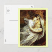 Watts, Paolo und Francesca Vintag Postkarte (Vorne/Hinten)