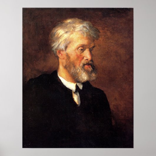 Watts - Portrait von Thomas Carlyle Poster (Vorne)