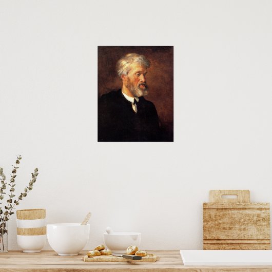 Watts - Portrait von Thomas Carlyle Poster (Küche)