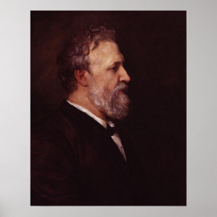 Watts - Porträt von William Morris 1870 Poster