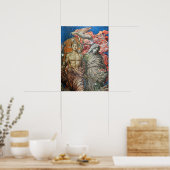 Watts - St Giles in the Fields Time Death Judges Poster (Küche)