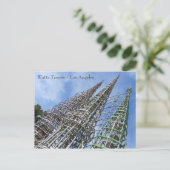 Watts Towers Postcard! Postkarte (Stehend Vorderseite)
