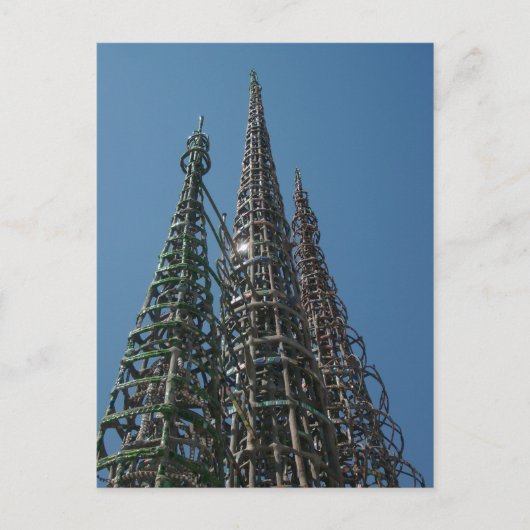 Watts Towers Postcard Postkarte (Vorderseite)