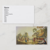 Watu Ticaba, ein Wapisiana Dorf, 'von den Visitenkarte (Vorne/Hinten)