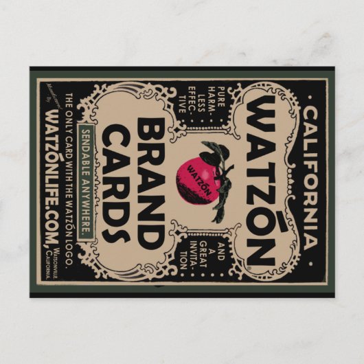 Watzón Brand Vintag © Postkarte (Vorderseite)