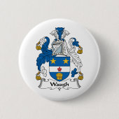Waugh Familienwappen Button (Vorderseite)