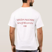 waugh Maurerarbeit T-Shirt (Rückseite)
