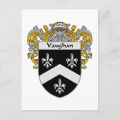 Waughan-Wappen (mantled) Postkarte (Vorderseite)