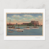 Waukegan, IL - Ansicht des städtischen Pumpwerks Postkarte (Vorderseite)