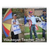Waukegan Lehrer-Streik Kalender (Titelbild)